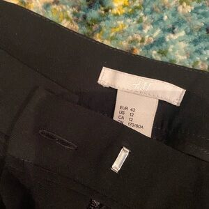 H&M Elegant Black Trousers